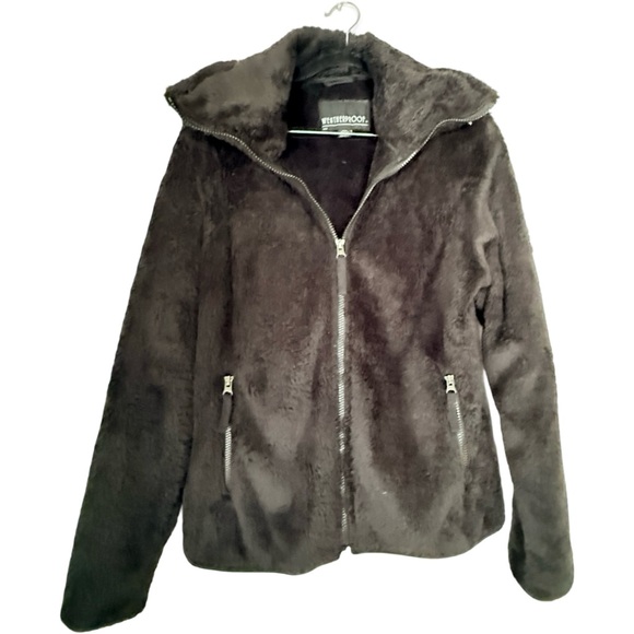 Weatherproof Jackets & Blazers - Weatherproof Black Teddy Jacket Women’s Sz M